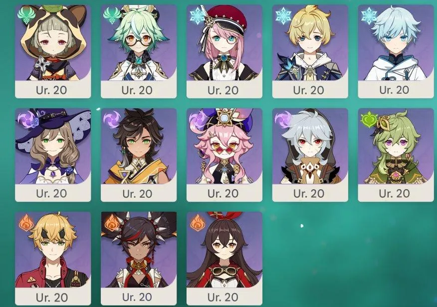 GI1405 C0 Hu Tao, C0 Raiden with R1 Engulfing Lightning, C0 Wanderer, C0 Yae Miko, C1 Dehya, C3 Keqing, Mona, Mualani, 14 Five-Star, AR55 